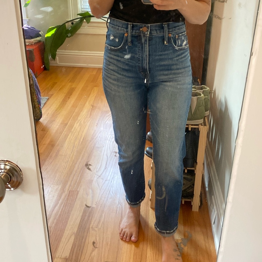 Madewell Highwaist Straight Leg Jeans